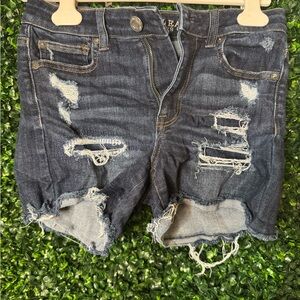 Distressed Denim Women Shorts American eagle